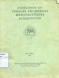 Image of Standards of tubular exchanger manufactures association
