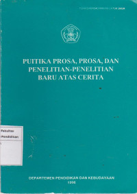Image of Puitika prosa, dan penelitian-penelitian baru atas cerita