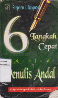 Image of E6 langkah cepat menjadi penulis handal