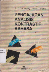 Image of Pengajaran analisis kontrastif bahasa