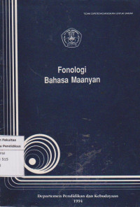 Image of Fonologi bahasa Maanyan