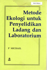 Image of Metode Ekologi untuk Penyelidikan Ladang dan Laboratorium