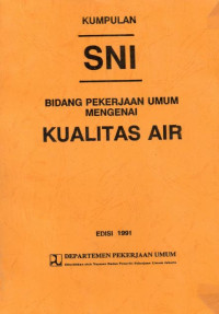 Image of Bidang Pekerjaan Umum Mengenai Kualitas Air