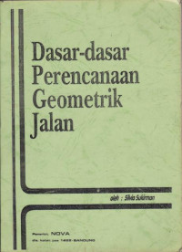 Image of Dasar-Dasar Perencanaan Geometrik Jalan