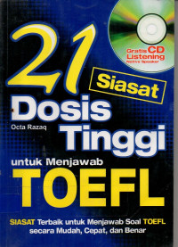 Image of DS21 Siasat Dosis Tinggi untuk Menjawab Toefl