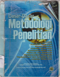 Image of Dasar- dasar metodelogi penelitian