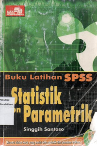 Image of Buku Latihan SPSS: Statistik Non Parametrik