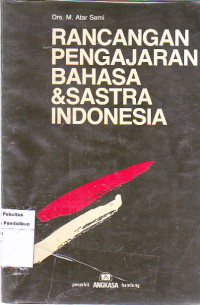 Image of Rancangan pengajaran bahasa & sastra indonesia