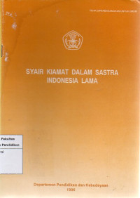 Image of Syair Kiamat Dalam Sastra Indonesia Lama