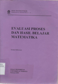 Image of Evaluasi Proses dan Hasil Belajar Matematika