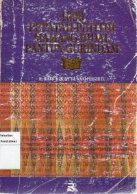 Image of s1000 Pepatah-Petitih Mamang-Bidal Pantun-Gurindam