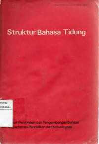 Image of Struktur Bahasa Tidung