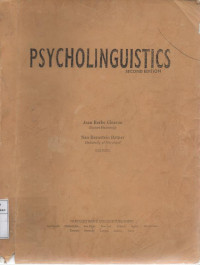 Image of Psycholinguistics Second Edition