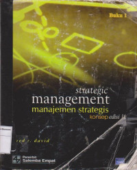 Image of Strategic management= manajemen strategis: konsep edisi 10 buku 1