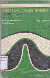 Image of Metode Dan Analisis Penelitian ; mencari hubungan