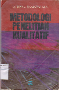 Image of Metodologi penelitian kualitatif