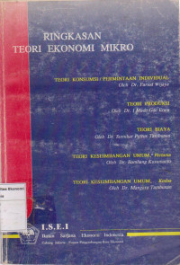 Image of Ringkasan teori ekonomi mikro