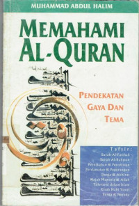 Image of Memahami Al-Quran, Pendekatan gaya Dan tema