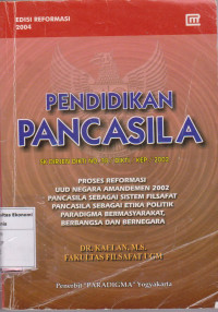 Image of Pendidikan pancasila