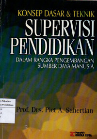 Image of Konsep Dasar & Teknik Supervisi Pendidikan