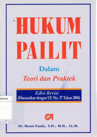 Image of Hukum Pailit Dalam Teori Dan Praktek