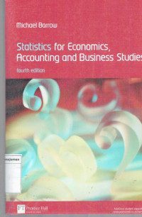 Image of Statistics for economics, accounting and business studies fourth edition