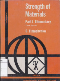Image of Strength of Materials Part. 1 Elementri