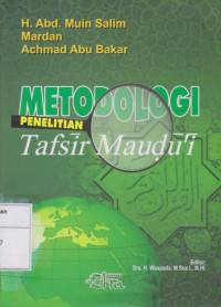 Metodologi Penelitian Tafsir Maudu'i