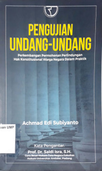 Pengujian Undang-undang : perkembangan permohonan perlindungan hak konstitusional warga negara dalam praktik