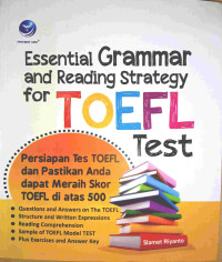 Essential Grammar And Reading Strategy For TOEFL Test