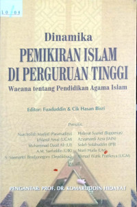 Dinamika Pemikiran Islam di Perguruan Tinggi : Wacana tentang Pendidikan Agama Islam