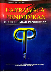 Cakrawala Pendidikan : Jurnal Ilmiah Pendidikan