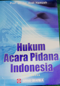 Hukum  Acara Pidana Indonesia