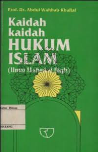 Image of Kaidah Kaidah Hukum Islam