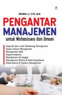 Image of Pengantar Manajemen