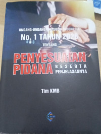 Image of Penyesuaian Pidana Beserta Penjelasannya