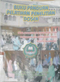 Buku Panduan Pelatihan Penelitian Dosen