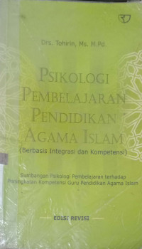 Image of PSIKOLOGI PEMBELAJARAN PENDIDIKAN AGAMA ISLAM