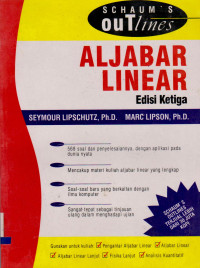 ALJABAR LINEAR EDISI KETIGA