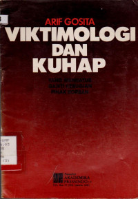 VIKTIMOLOGI DAN KUHAP