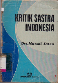 KRITIK SASTRA INDONESIA