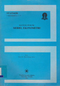 Image of MATERI POKOK MODEL EKONOMETRI