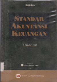 Image of STANDAR AKUNTANSI KEUANGAN 1 OKTOBER 1995