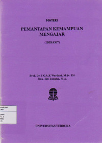 Image of MATERI PEMANTAPAN KEMAMPUAN MENGAJAR