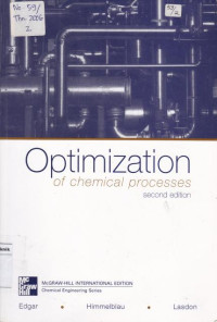 Image of Optimization of Chemical Processes