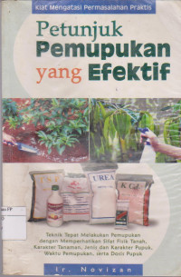 Image of Petunjuk pemupukan yang efektif