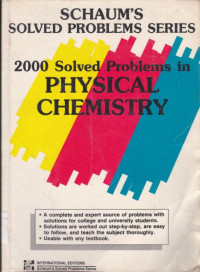 Image of 2000 Solved Problems in Physical Chemistry
