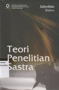 Image of Teori penelitian sastra