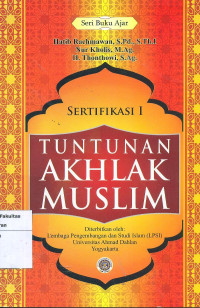 Image of Tuntunan akhlak muslim