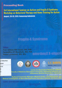 Image of Proceeding book: 3rd international seminar on autism and fagile-x syndrome